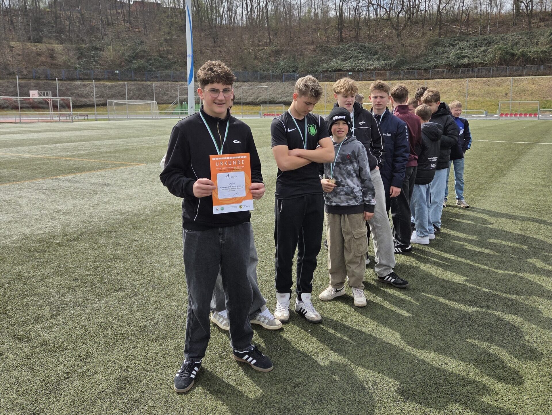 1.Platz im Regionalfinale der WK III im Fußball